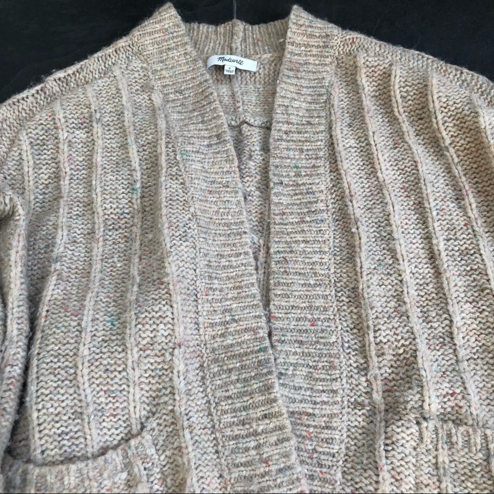 Madewell Confetti Knit Shawl Cardigan